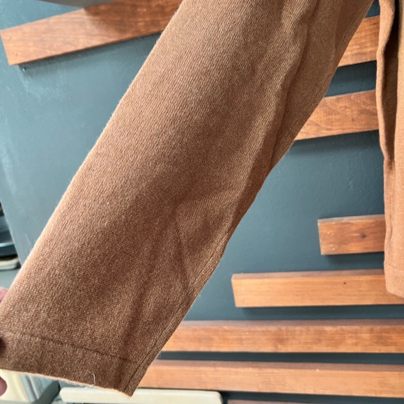 NWT Pure Collection 100% Cashmere Bardot Sweater Cinnamon Brown Size 18 - Picture 6 of 9